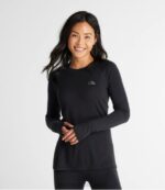 Clothing Carbon Navy H8XZ3522 Cresta Midweight 250 Crew Top Women L.L.Bean - Image 2