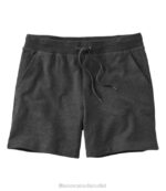 Clothing Charcoal Heather H8XZ5796 Ultrasoft Sweats 6'' Short Mid-Rise Women L.L.Bean