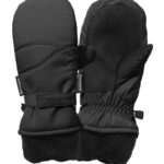 Clothing Classic Black H8XZ3016 Cold Buster Waterproof Mittens Kids L.L.Bean