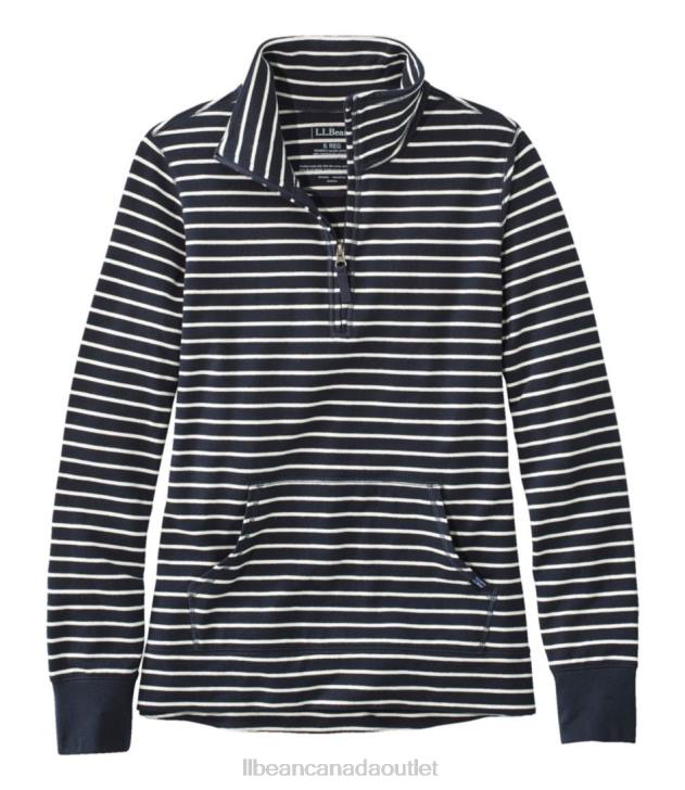 clothing_classic_navy_cream_h8xz390_ultrasoft_sweats_women_l_l_bean.jpg Clothing Classic Navy/Cream H8XZ390 Ultrasoft Sweats Women L.L.Bean - Image 1