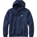 Clothing Classic Navy H8XZ555 Quilted Sweatshirt Men L.L.Bean