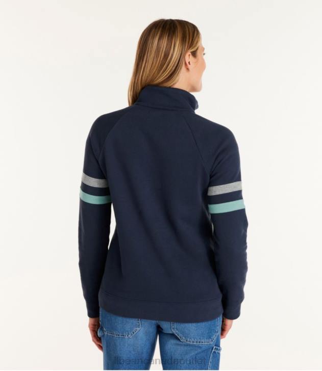 Clothing Classic Navy/Sea Pine H8XZ3053 1912 Sweatshirt Women L.L.Bean - Image 3