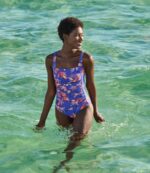 Clothing Classic Teal Blue Palm H8XZ3174 BeanSport Swimwear Women L.L.Bean - Image 4