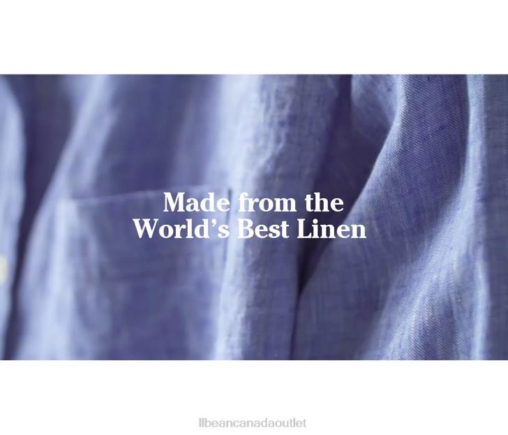 Clothing Cool Blue H8XZ2982 Premium Washable Linen Shirt Women L.L.Bean - Image 6