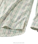 Clothing Cool Sea Blue Plaid H8XZ5838 Everyday SunSmart Woven Shirt Long-Sleeve Women L.L.Bean - Image 5