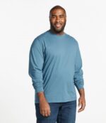 Clothing Dark Breton Red H8XZ62 Carefree Unshrinkable Tee Men L.L.Bean - Image 4