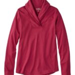 Clothing Dark Cranberry H8XZ5698 Pullover Women L.L.Bean