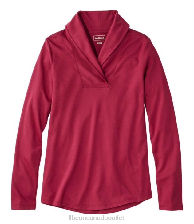 clothing_dark_cranberry_h8xz5698_pullover_women_l_l_bean.jpg Clothing Dark Cranberry H8XZ5698 Pullover Women L.L.Bean - Image 1