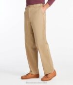 Clothing Dark Khaki H8XZ6626 Wrinkle-Free Chinos Men L.L.Bean x Double L - Image 4