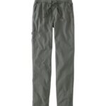 Clothing Dark Taupe H8XZ19 Stretch Ripstop Pull-On Pants Women L.L.Bean