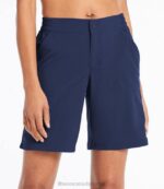 Clothing Darkest Navy H8XZ5774 Stretch UPF Shorts Women L.L.Bean