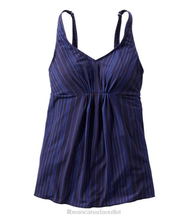 Clothing Darkest Navy Leaves H8XZ4756 Shaping Swimwear Women L.L.Bean - Image 3