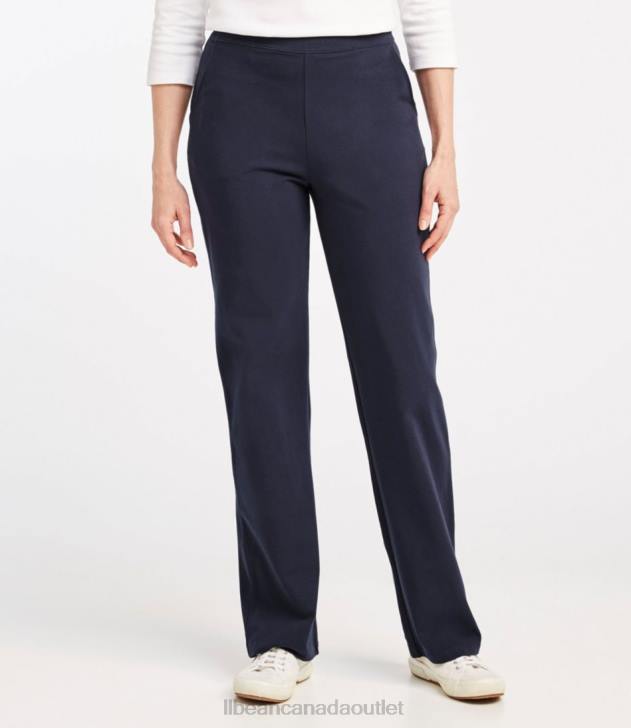Clothing Deep Admiral Blue Heather H8XZ5644 Perfect Fit Pants Women L.L.Bean - Image 2