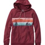 Clothing Deep Port Heather Colorbars H8XZ6991 Cozy Camp Hoodie Women L.L.Bean