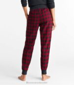 Clothing Dress Gordon H8XZ3548 Scotch Plaid Flannel Sleep Joggers Women L.L.Bean - Image 3