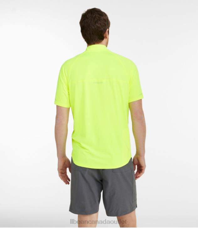 Clothing Electric Yellow H8XZ3334 Comfort Cycling Jersey Men L.L.Bean - Image 3