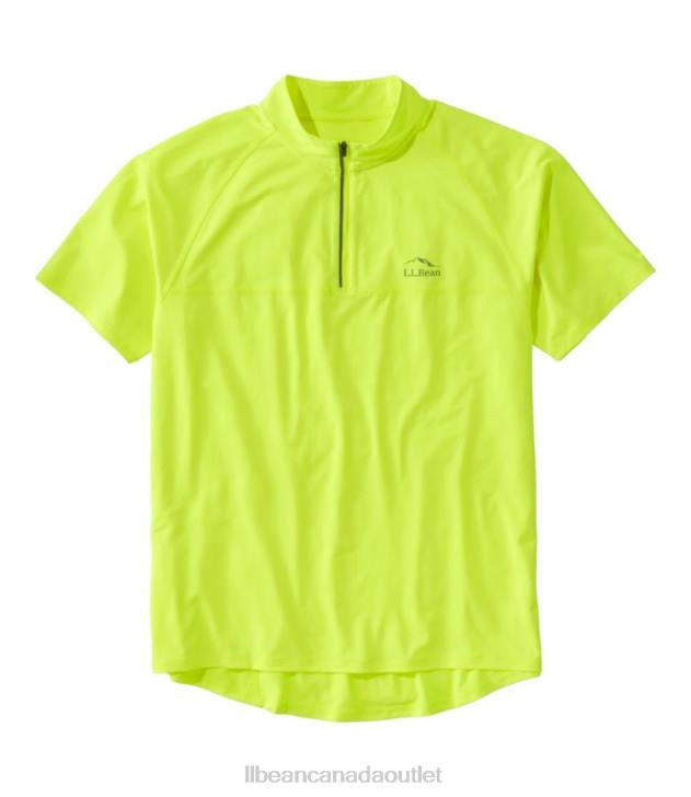 Clothing Electric Yellow H8XZ3334 Comfort Cycling Jersey Men L.L.Bean - Image 1
