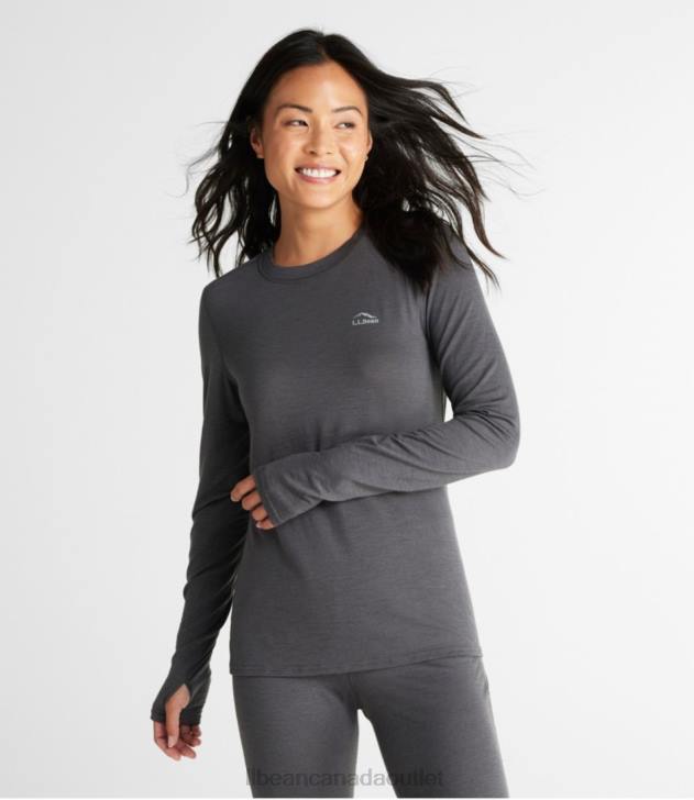 Clothing Faded Periwinkle H8XZ566 Cresta Ultralight 150 Crew Top Women L.L.Bean - Image 2