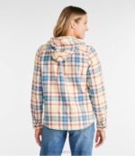 Clothing Gray Stewart Tartan H8XZ6881 Scotch Plaid Flannel Shirt Women L.L.Bean - Image 3