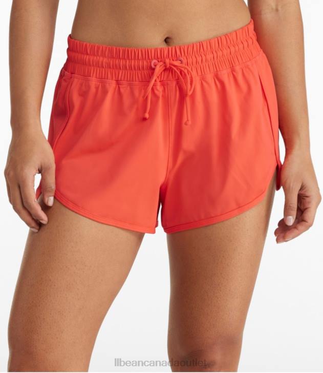 clothing_hot_coral_h8xz5845_upf_50_knit_shorts_women_l_l_bean.jpg Clothing Hot Coral H8XZ5845 UPF 50+ Knit Shorts Women L.L.Bean - Image 1