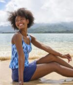 Clothing Hot Coral Tropical H8XZ4833 New Currents Swimwear Women L.L.Bean - Image 4