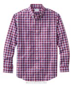Clothing Indigo Ink H8XZ3504 Wrinkle-Free Kennebunk Sport Shirt Men L.L.Bean