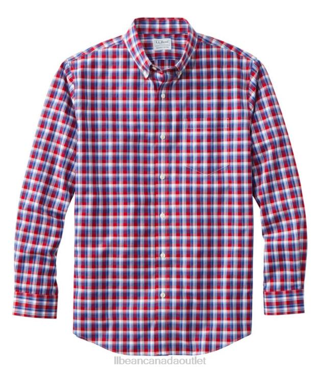 clothing_indigo_ink_h8xz3504_wrinkle_free_kennebunk_sport_shirt_men_l_l_bean.jpg Clothing Indigo Ink H8XZ3504 Wrinkle-Free Kennebunk Sport Shirt Men L.L.Bean - Image 1