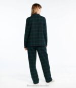 Clothing Indigo Tartan H8XZ415 Scotch Plaid Flannel Pajamas Women L.L.Bean - Image 3