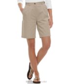 Clothing Khaki H8XZ61 Wrinkle-Free Bayside Shorts Women L.L.Bean - Image 2