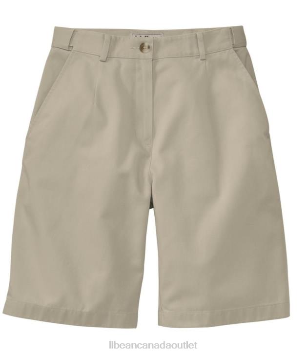 clothing_khaki_h8xz61_wrinkle_free_bayside_shorts_women_l_l_bean.jpg Clothing Khaki H8XZ61 Wrinkle-Free Bayside Shorts Women L.L.Bean - Image 1