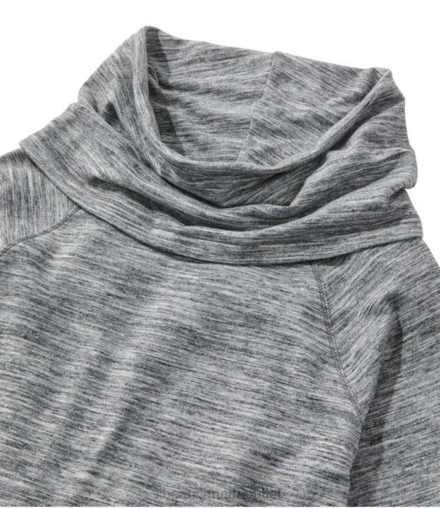 Clothing Light Gray Marl H8XZ582 Cozy Pullover Women L.L.Bean - Image 4