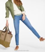 Clothing Light Indigo H8XZ4837 BeanFlex Jeans Women L.L.Bean - Image 5