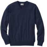 Clothing Navy H8XZ3291 Cotton/Cashmere Sweater Men L.L.Bean