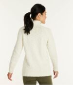 Clothing Oatmeal H8XZ3356 Cotton Ragg Sweater Women L.L.Bean - Image 3