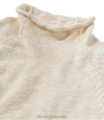 Clothing Oatmeal H8XZ3356 Cotton Ragg Sweater Women L.L.Bean - Image 4