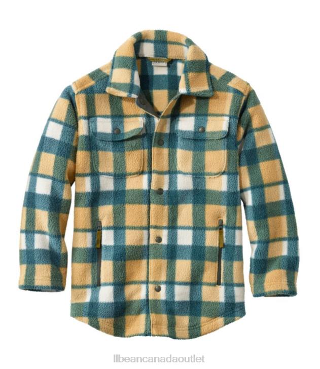 Clothing Ochre H8XZ3071 Cozy Fleece Shirt Jacket Kids L.L.Bean - Image 1