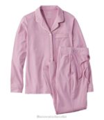 Clothing Pale Mauve H8XZ3277 Super-Soft Shrink-Free Pajama Set Women L.L.Bean