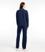 Clothing Pale Mauve H8XZ3277 Super-Soft Shrink-Free Pajama Set Women L.L.Bean - Image 3