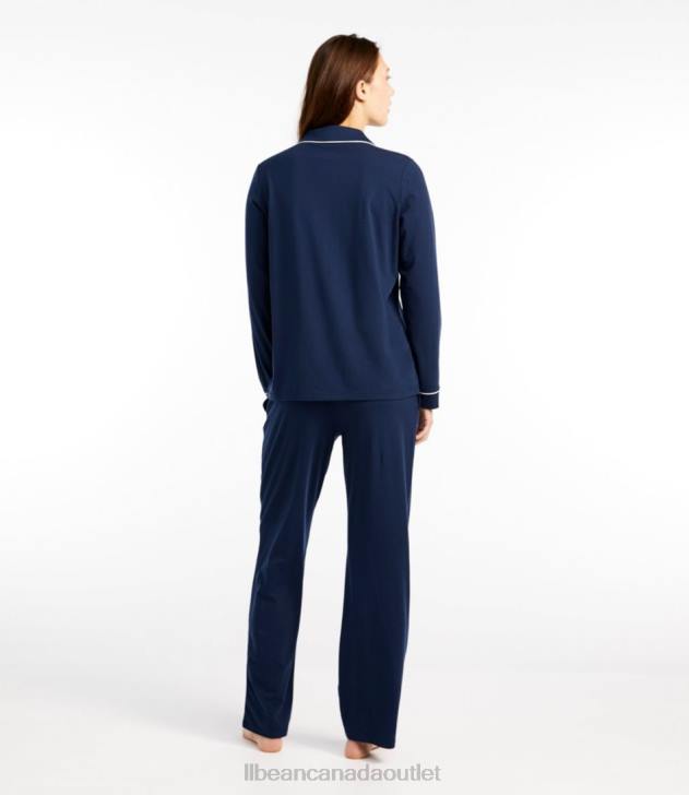 Clothing Pale Mauve H8XZ3277 Super-Soft Shrink-Free Pajama Set Women L.L.Bean - Image 3