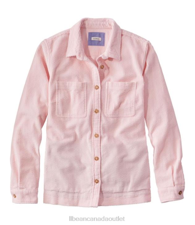 Clothing Pale Rose H8XZ28 Comfort Corduroy Relaxed Shirt Women L.L.Bean - Image 1