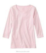 Clothing Pale Rose H8XZ7 Pima Cotton Shaped Tee Women L.L.Bean