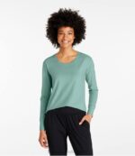 Clothing Red Wine H8XZ6509 Beyond Soft Tee Women L.L.Bean - Image 2