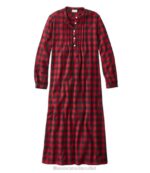 Clothing Rob Roy H8XZ5912 Scotch Plaid Flannel Nightgown Women L.L.Bean
