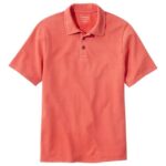 Clothing Rust Orange H8XZ5784 BeanBuilt Pique Polo Shirt Men L.L.Bean