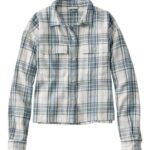 Clothing Sailcloth H8XZ4944 Signature Heritage Textured Flannel Shirt Women L.L.Bean