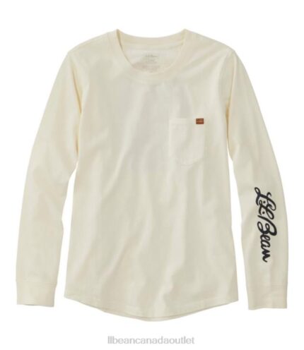Clothing Sailcloth Scenic Mountain H8XZ3349 Washed Cotton Pocket Tee Women L.L.Bean