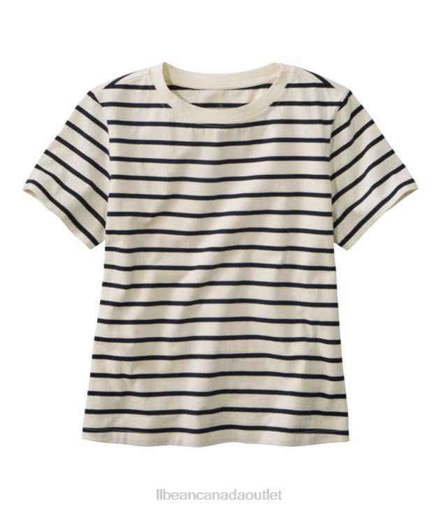 clothing_sailcloth_stripe_h8xz4794_signature_rangeley_cotton_tee_women_l_l_bean.jpg Clothing Sailcloth Stripe H8XZ4794 Signature Rangeley Cotton Tee Women L.L.Bean - Image 1