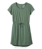 Clothing Sea Green H8XZ4791 Everyday SunSmart Knit Dress Women L.L.Bean