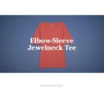 Clothing Sea Pine H8XZ2933 Jewelneck Tee Women L.L.Bean - Image 4