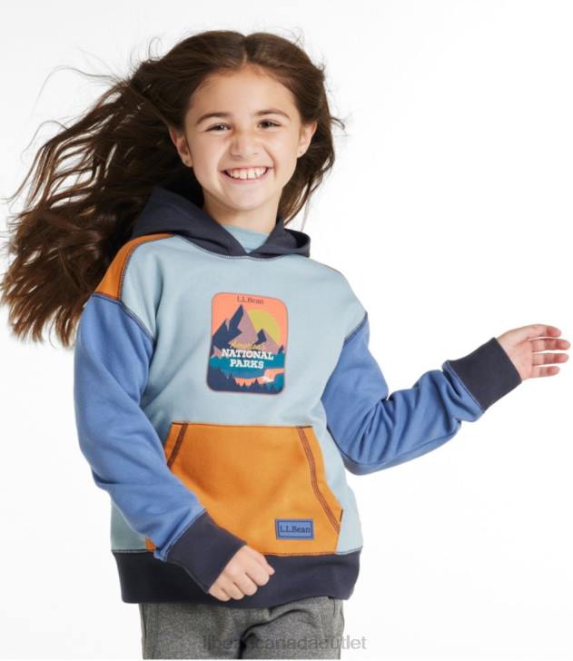 Clothing Steel Blue National Parks Sunset H8XZ3441 Athleisure Hoodie Kids L.L.Bean - Image 2